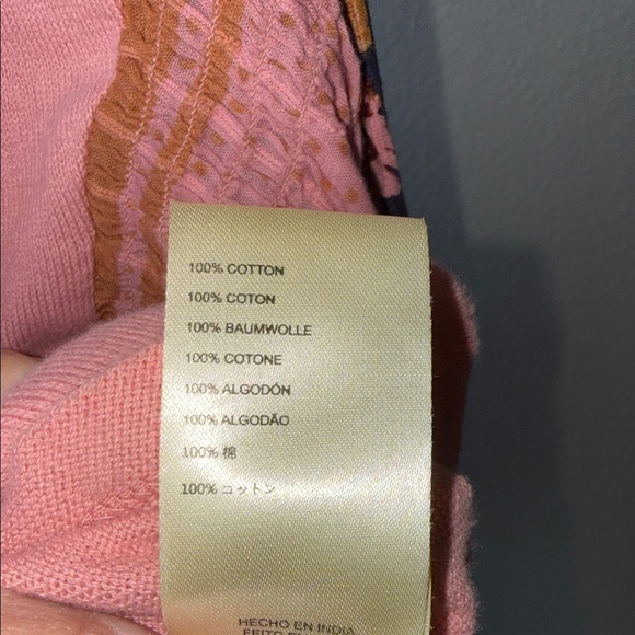 Free People Bohemian Pink Patchwork Women's Top - Picture 4 of 6